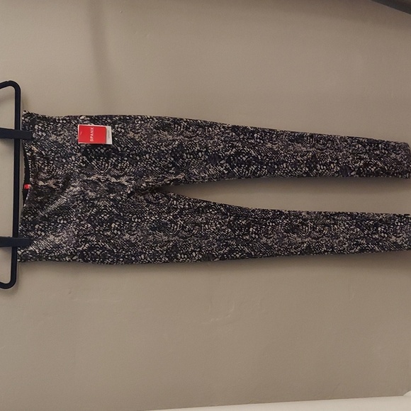 SPANX Snakeskin Print Faux Leather Leggings - Picture 4 of 14